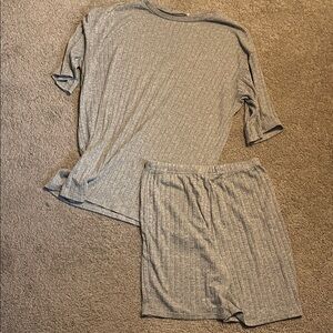 Women's Gray Matching Set